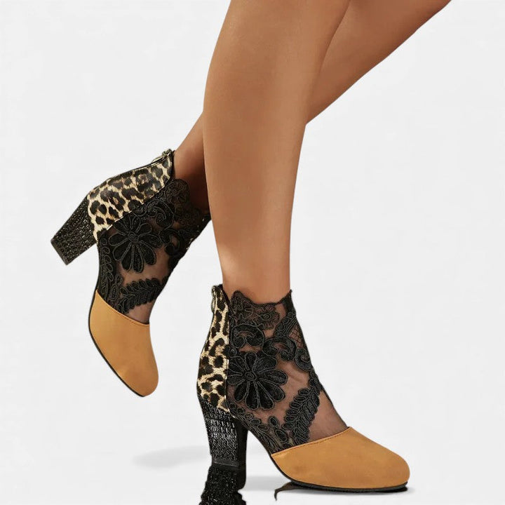 Norene | Women's Wide Width Open Toe Block Heels